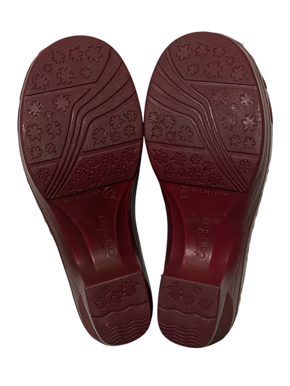 Dansko Pixie Molded Eva Floral Embossed Slip Resistant Clogs Professional - Picture 14 of 16
